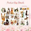 3 Sheets 3 Styles PVC Waterproof Decorative Stickers DIY-WH0404-069-2
