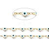 Handmade Enamel Link Chains STAS-I154-01G-01-1