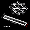 100Pcs Transparent Acrylic Sheets FIND-GA0007-20C-2