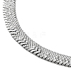 304 Stainless Steel Herringbone Chain Necklaces NJEW-P282-05P-3