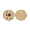 Thank You Theme Kraft Paper Jewelry Display Paper Price Tags CDIS-K004-01A-3
