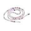 Natural Lepidolite Stone Beads Strands G-RM241221-K14-5