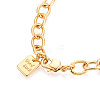 Brass Cable Chain Bracelets for Women BJEW-N032-07B-G-3