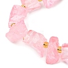 Raw Rough Natural Quartz Crystal Beads Strands G-Z131-J01-07-4