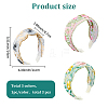 3Pcs 3 Colors Polyester Hair Bands MRMJ-CY0001-02-2