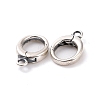 925 Sterling Silver Spring Gate Clasps STER-D036-11AS-2