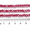 Electroplate Opaque Glass Beads Strands EGLA-A035-P4mm-A16-4