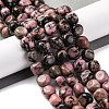 Natural Rhodonite Beads Strands G-G146-A07-02-2