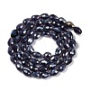 Transparent Electroplate Glass Beads Strands LS-EGLA-N013-T6mm-B06-2