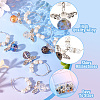 14Pcs 7 Colors Glass Wine Glass Charms AJEW-TAC00022-3