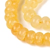 Imitation Jade Crackle Glass Beads Strands GLAA-Q108-05A-A09-3