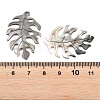 Natural Black Lip Shell Pendants SHEL-R100-07A-1-2