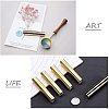 Retro Brass Stamp Sealing Wax Fire Lacquer AJEW-WH0139-005-6