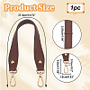 Litchi Texture PU Leather Wide Bag Handles FIND-WH0005-28B-2