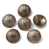 1-Hole Retro Zinc Alloy Shank Buttons BUTT-WH0028-45E-05-2