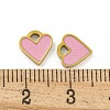 316 Surgical Stainless Steel Enamel Charms STAS-M073-37A-02G-3