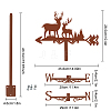 Iron Wind Direction Indicator AJEW-WH0525-001-2