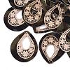 Eco-Friendly Cowhide Leather with Alloy Pendants FIND-N049-06C-2