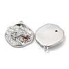 Brass Micro Pave Cubic Zirconia Pendants KK-P258-19P-02-2