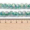 Handmade Foil Lampwork Beads Strands FOIL-S136-001F-4