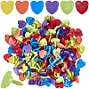 150Pcs Heart Shaped Iron Brads DIY-CP0012-33-1