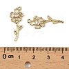 Brass Micro Pave Cubic Zirconia Pendants KK-C107-09A-G-3