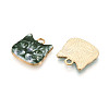 Printed Alloy Pendants PALLOY-WH0108-12A-2