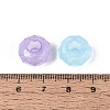 Transparent Acrylic European Beads OACR-Q200-13-4