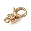 Brass Lobster Claw Clasps KK-CBA4292-07G-2