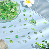 480Pcs 12 Styles Transparent Acrylic Pendants MACR-ME0001-27-4