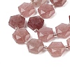 Natural Strawberry Quartz Beads Strands G-G144-A02-01-4