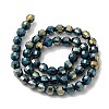 Electroplated Synthetic Non-magnetic Hematite Beads Strands G-I364-L01-07-2