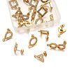 Craftdady 20Pcs 10 Style Teardrop & Geometry 304 Stainless Steel Stud Earring Findings STAS-CD0001-25-11