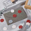 60Pcs 3 Colors Heart Adhesive Wax Seal Stickers DIY-CP0010-21-4