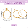 2Pcs 304 Stainless Steel Locket Pendants STAS-UN0063-24-3