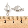 925 Sterling Silver Box Clasps STER-B005-44P-02-3