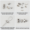 4 Styles 201 Stainless Steel Wire Rope Clamps STAS-GA0001-39-4