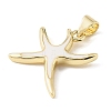 Brass Enamel Pendants KK-CBA6938-16G-04-2