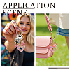 Heart with Butterfly Resin Keychains KEYC-TADJ0001-01F-5