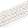 Baking Paint Transparent Glass Beads Strands DGLA-N011-6mm-01-1