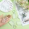 50Pcs Acrylic Photo Frame Keychain ZXFQ-SP0001-01-3