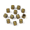 Plating Acrylic Beads OACR-N140-01G-G-1