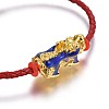 Braided Genuine Cowhide Cord Bracelets BJEW-F360-A01-6