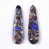 Synthetic Regalite/Imperial Jasper/Sea Sediment Jasper Pendants G-S366-006B-2