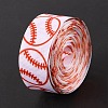 Baseball Pattern Heat Transfer Polyester Ribbons OCOR-WH0066-65D-2