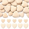 30Pcs 2 Styles Chinese Cherry Wood Beads WOOD-YW0001-79-1