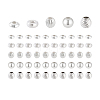 60Pcs 5 Styles 925 Sterling Silver Spacer Beads STER-PH0003-85-1