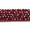 Transparent Electroplate Glass Beads Strands LS-GLAA-F029-2mm-C27-1