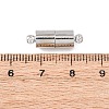 Brass Magnetic Clasps with Loops MC027-NF-3