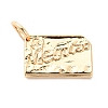 Journey Theme Brass Pendants KK-K301-01E-G-1